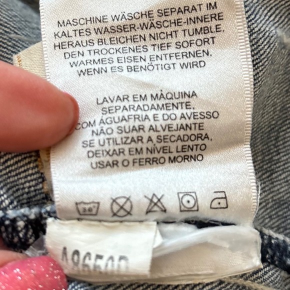 Miss Me Y2K Rhinestone American Flag Distressed Denim Vest Med Festival Cowgirl - Picture 14 of 14